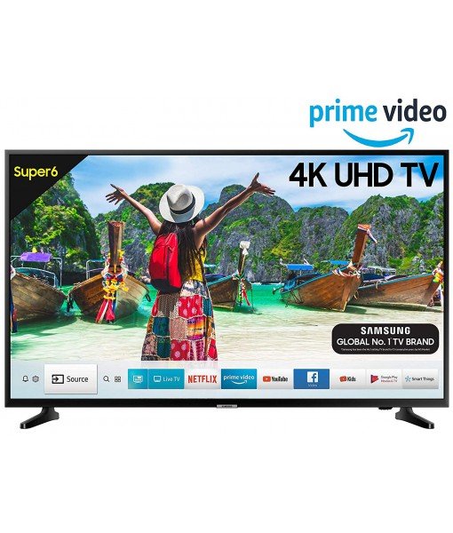 Samsung 108 cm (43 Inches) Super 6 Series 4K UHD LED Smart TV UA43NU6100 (Black) (2019 model)